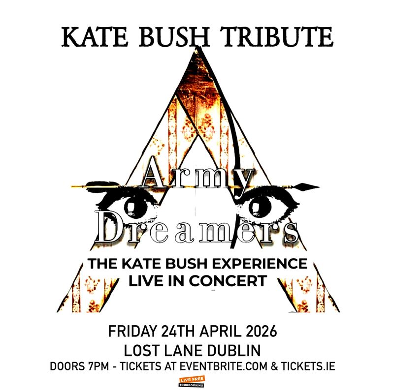 Army Dreamers Kate Bush tribute act performing at Lost Lane Dublin