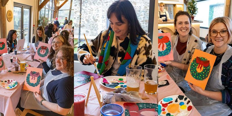Craft and Draft painting session with O Brother Brewing and Claire Schorman in Greystones