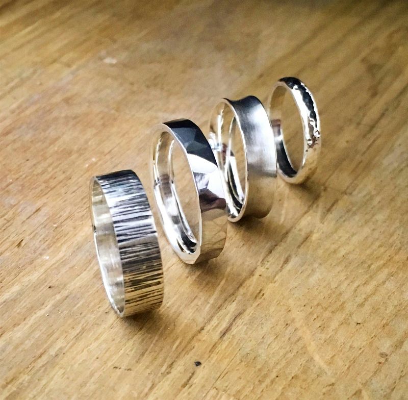 Jewellery Making Class - Hammered Silver Ring