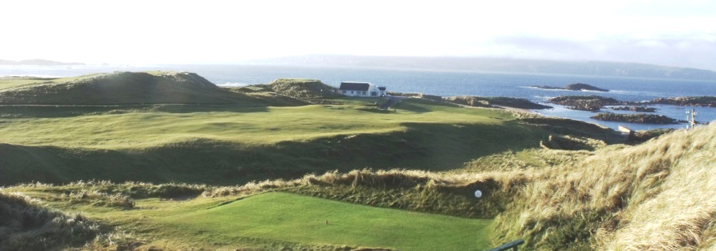The Cruit island Golf Club and Golf Course at Kincasslagh Co Donegal Ireland